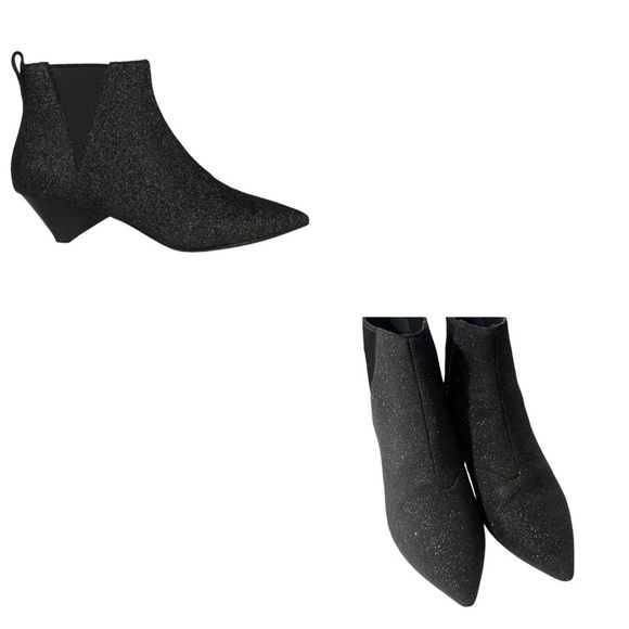 ASH Glitter Ankle Booties - Black, Size 8, Perfect for Festive Seasons - Picture 2 of 16